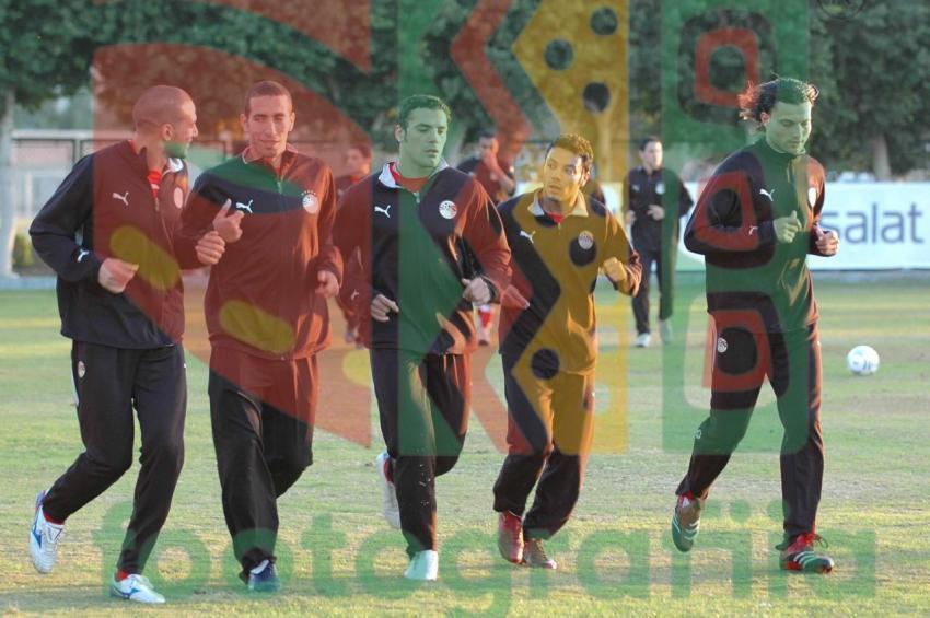 Egyptian team training session