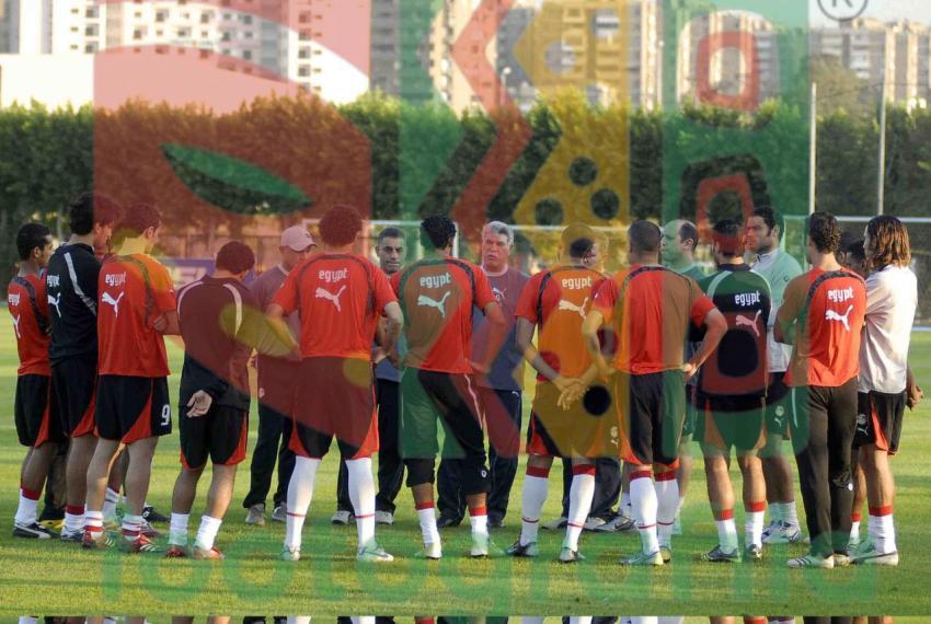 Egyptian team training session
