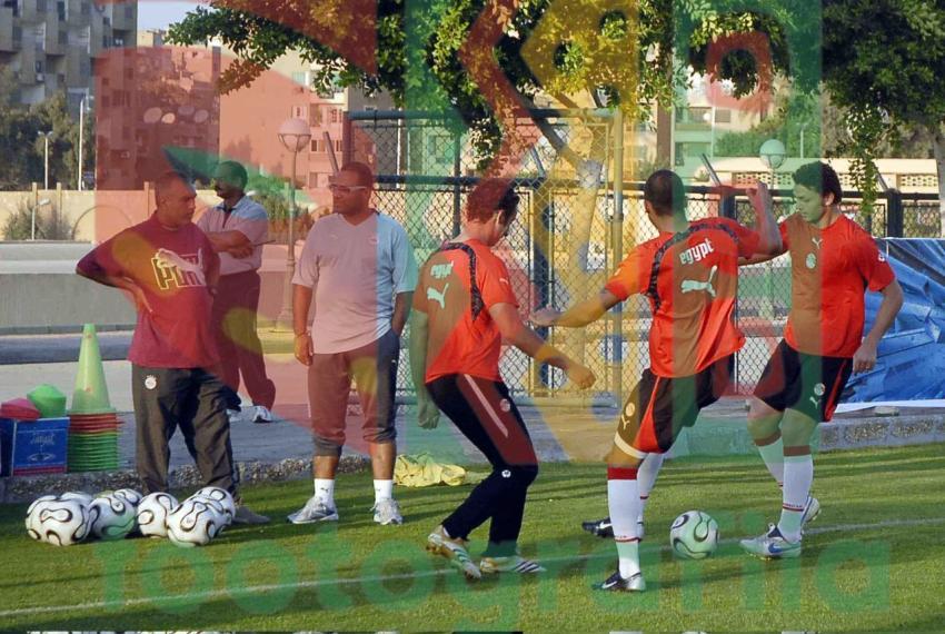Egyptian team training session