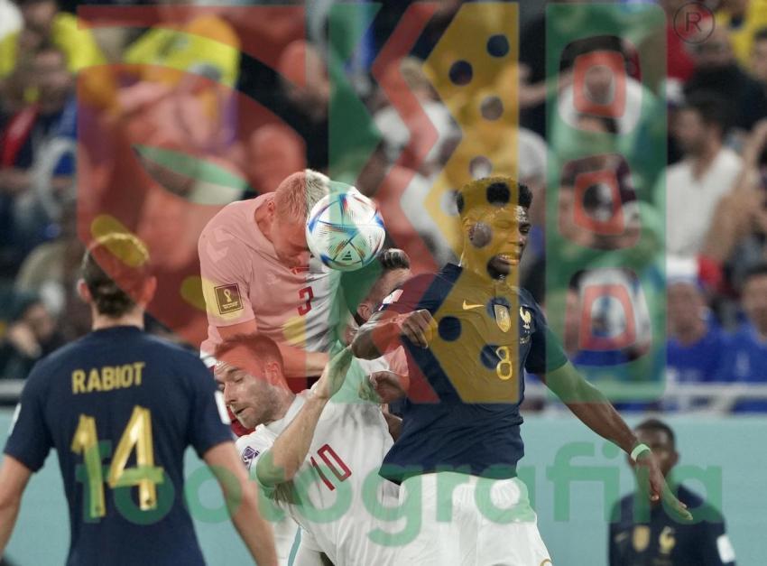 2022 FIFA World Cup - France vs Denmark