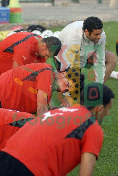 Egyptian team training